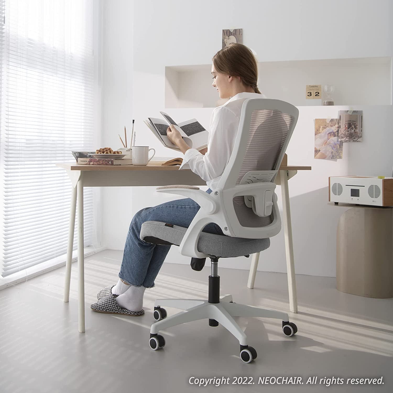 Ergonomic High-Back Mesh Chair with Lumbar Support-0